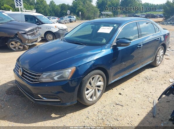 1VWBA7A35JC004226 2018 VOLKSWAGEN PASSAT Blue Front left