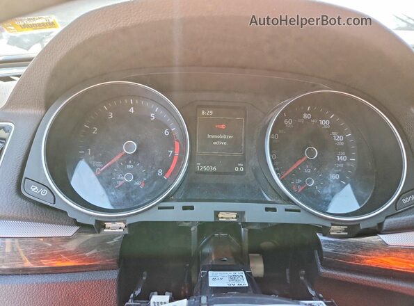 1VWBA7A36JC009807 2018 VOLKSWAGEN PASSAT Black Vista del cuadro de instrumentos