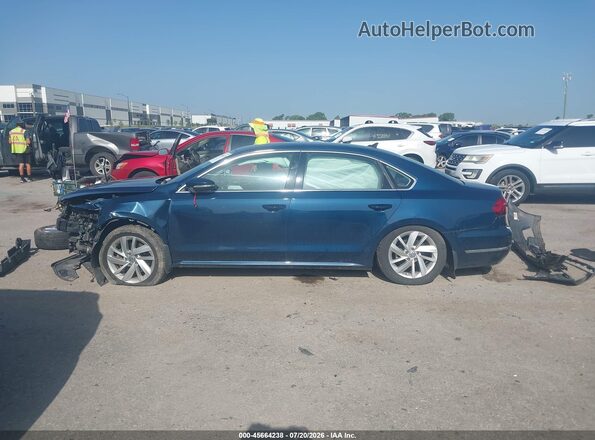 1VWBA7A36JC013548 2018 VOLKSWAGEN PASSAT Blue Vista de la etiqueta del VIN