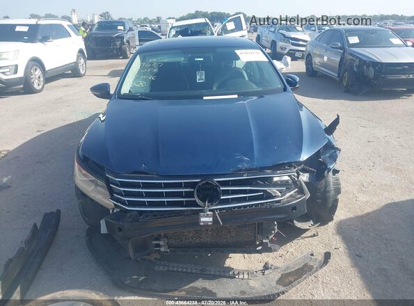 1VWBA7A36JC013548 2018 VOLKSWAGEN PASSAT Blue Vista de los asientos traseros