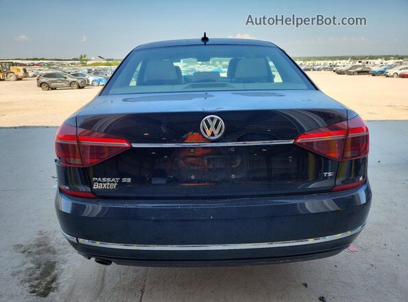 1VWBA7A37JC008150 2018 VOLKSWAGEN PASSAT Black უკანა ხედი