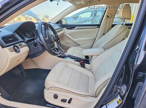 1VWBA7A37JC008150 2018 VOLKSWAGEN PASSAT Black წინა სალონის ხედი