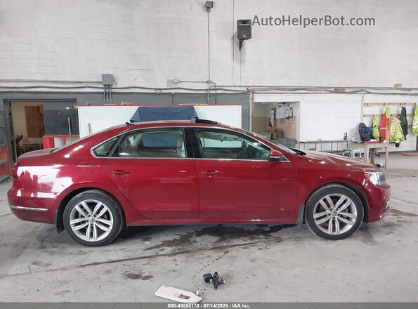 1VWBA7A37JC025711 2018 VOLKSWAGEN PASSAT Red Панорамний вид салону 360°