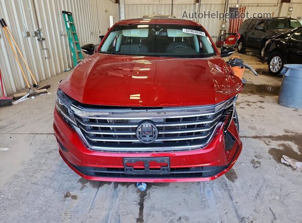 1VWBA7A37NC009594 2022 VOLKSWAGEN PASSAT Red Vista frontal