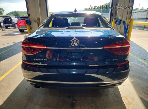1VWBA7A38JC050777 2018 VOLKSWAGEN PASSAT Blue უკანა ხედი