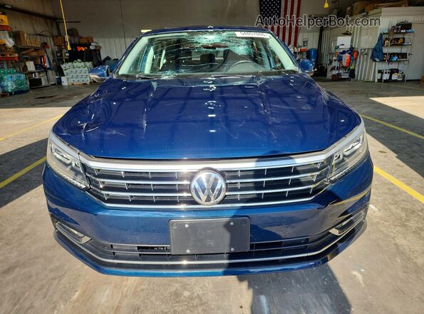 1VWBA7A38JC050777 2018 VOLKSWAGEN PASSAT Blue წინა ხედი