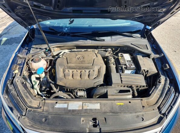 1VWBA7A38JC050777 2018 VOLKSWAGEN PASSAT Blue უკანა სალონის ხედი