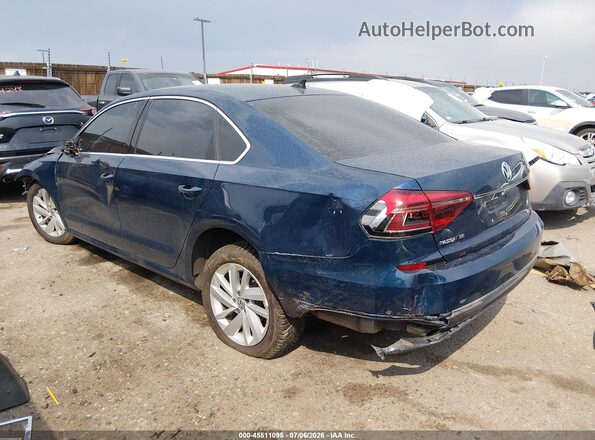 1VWBA7A39JC030618 2018 VOLKSWAGEN PASSAT Blue Trasero izquierdo
