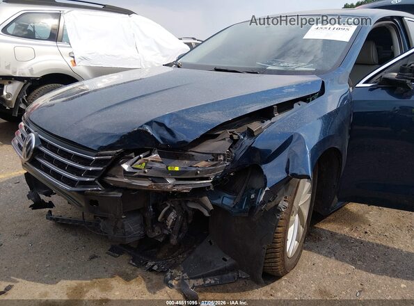 1VWBA7A39JC030618 2018 VOLKSWAGEN PASSAT Blue Vista frontal