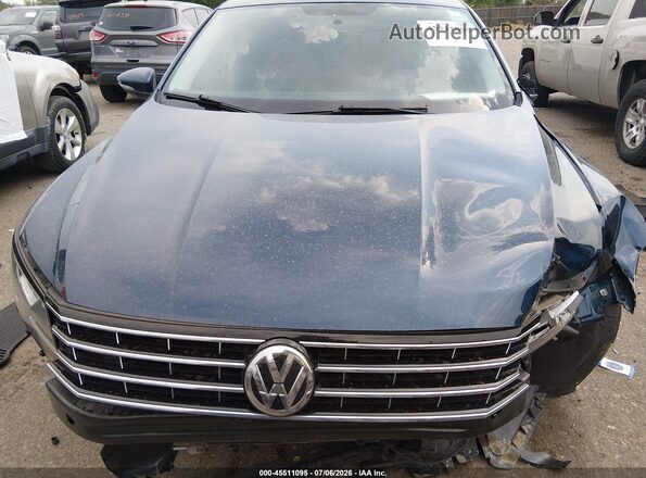 1VWBA7A39JC030618 2018 VOLKSWAGEN PASSAT Blue Vista del cuadro de instrumentos