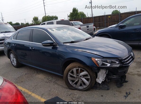 1VWBA7A39JC030618 2018 VOLKSWAGEN PASSAT Blue Vista interior trasera