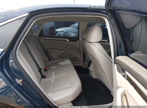 1VWBA7A39JC030618 2018 VOLKSWAGEN PASSAT Blue Vista de la etiqueta del VIN
