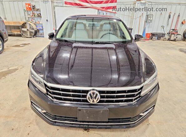 1VWBA7A39JC043322 2018 VOLKSWAGEN PASSAT Black Դիմացի տեսք