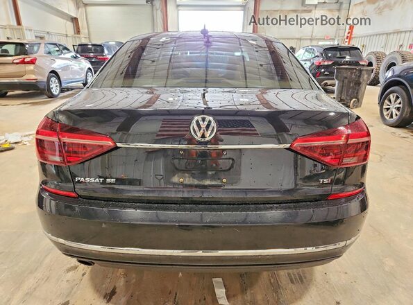 1VWBA7A39JC043322 2018 VOLKSWAGEN PASSAT Black Հետևի տեսք