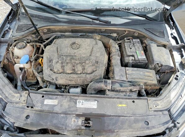 1VWBA7A3XJC006053 2018 VOLKSWAGEN PASSAT Charcoal Rear interior view