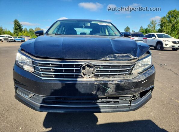 1VWBS7A32GC013374 2016 VOLKSWAGEN PASSAT Black წინა ხედი