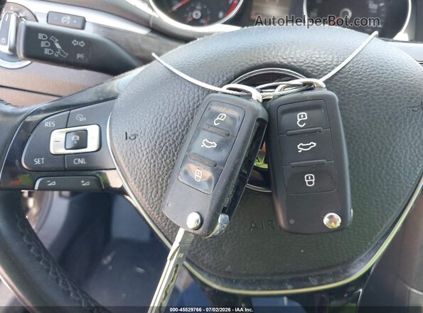 1VWBS7A35GC018665 2016 VOLKSWAGEN PASSAT Black Dashboard view