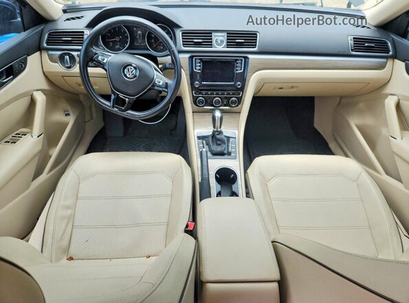 1VWBS7A36GC013295 2016 VOLKSWAGEN PASSAT Black Вид панелі приладів