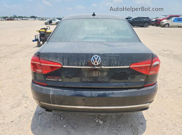 1VWBS7A38GC045374 2016 VOLKSWAGEN PASSAT Black Widok z tyłu