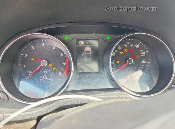 1VWBS7A38GC045374 2016 VOLKSWAGEN PASSAT Black Widok zestawu wskaźników