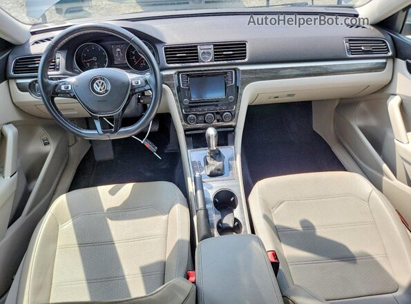 1VWBS7A39GC052480 2016 VOLKSWAGEN PASSAT Gray წინა პანელის ხედი