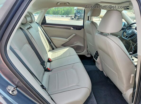 1VWBS7A39GC052480 2016 VOLKSWAGEN PASSAT Gray უკანა სავარძლების ხედი
