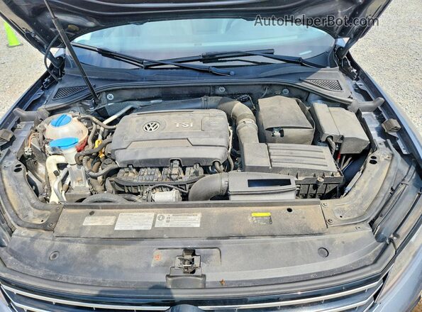 1VWBS7A39GC052480 2016 VOLKSWAGEN PASSAT Gray უკანა სალონის ხედი