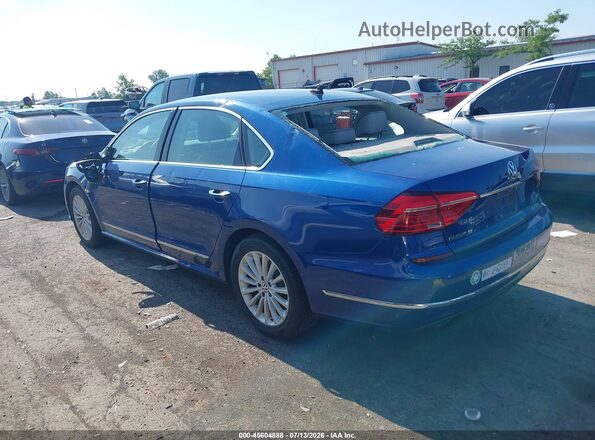 1VWBS7A3XGC047756 2016 VOLKSWAGEN PASSAT Blue Trasero izquierdo
