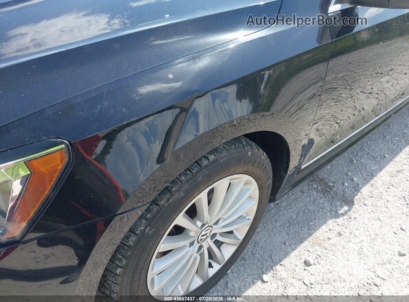 1VWBT7A31GC028459 2016 VOLKSWAGEN PASSAT Black წინა ხედი