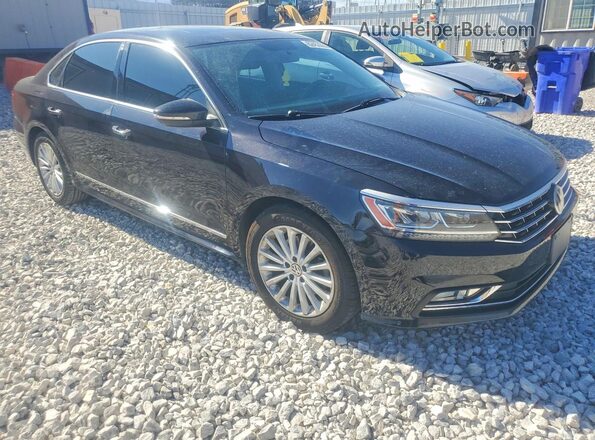 1VWBT7A32HC034790 2017 VOLKSWAGEN PASSAT Черный Передняя правая четверть
