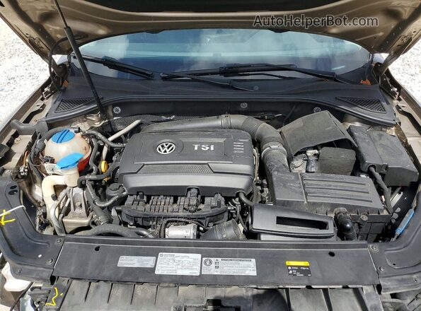 1VWBT7A33GC016796 2016 VOLKSWAGEN PASSAT Бежевый Вид задней части салона