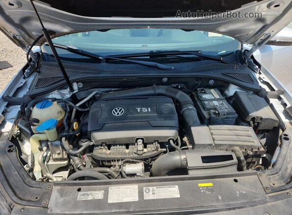 1VWBT7A34GC006603 2016 VOLKSWAGEN PASSAT Серебряный Вид задней части салона