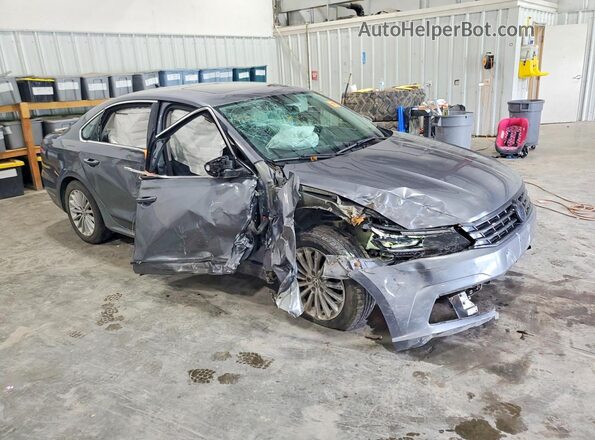 1VWBT7A34HC076345 2017 VOLKSWAGEN PASSAT Charcoal Front right