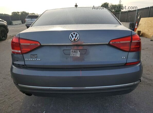 1VWBT7A35GC013169 2016 VOLKSWAGEN PASSAT Gray Widok z tyłu