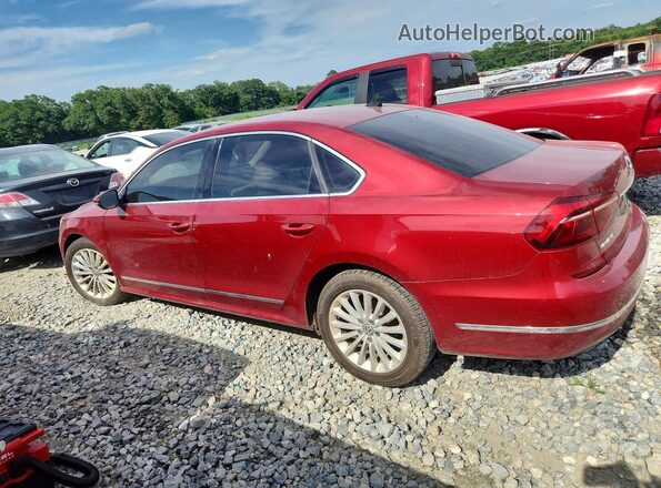 1VWBT7A38HC019713 2017 VOLKSWAGEN PASSAT Maroon Հետևի ձախ