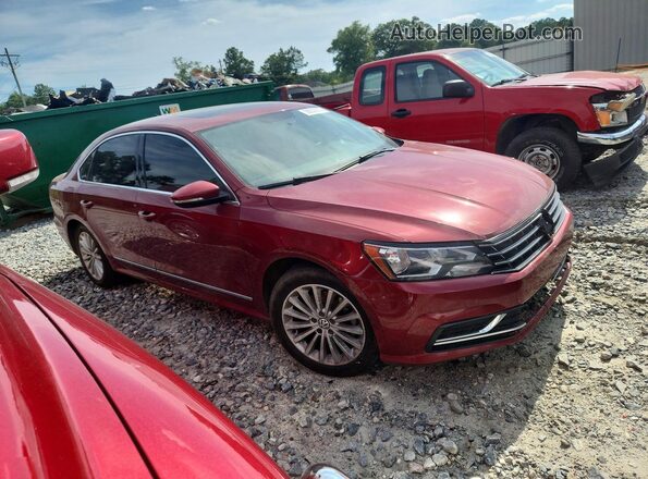 1VWBT7A38HC019713 2017 VOLKSWAGEN PASSAT Maroon Առջևի աջ