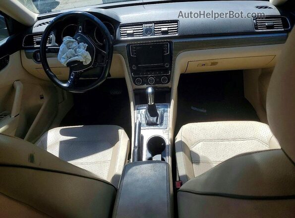 1VWBT7A39GC010100 2016 VOLKSWAGEN PASSAT Black Vista del salpicadero