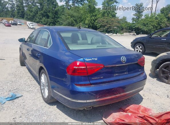 1VWBT7A39GC067574 2016 VOLKSWAGEN PASSAT Blue Задня ліва чверть