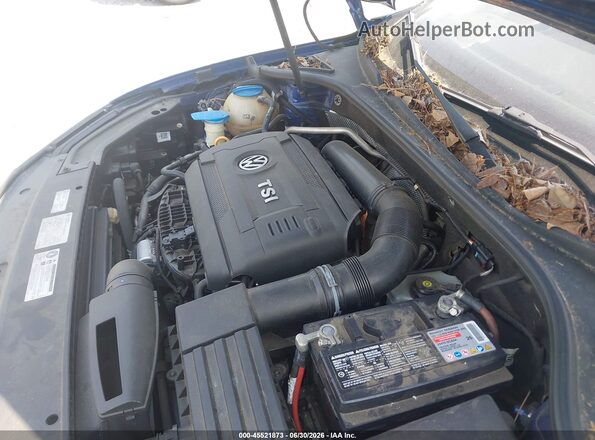 1VWBT7A39GC067574 2016 VOLKSWAGEN PASSAT Blue Вид ззаду