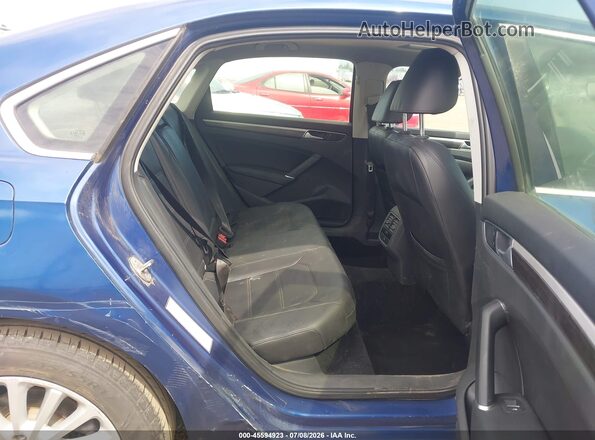 1VWBT7A3XGC008985 2016 VOLKSWAGEN PASSAT Dark Blue VIN კოდის სტიკერის ხედი
