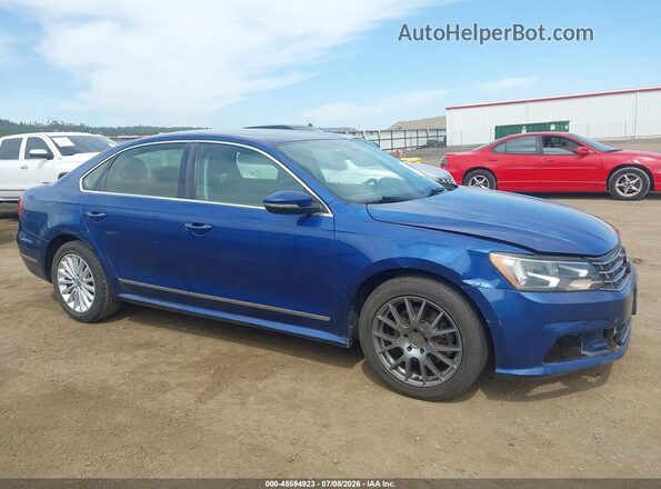 1VWBT7A3XGC008985 2016 VOLKSWAGEN PASSAT Dark Blue უკანა სალონის ხედი