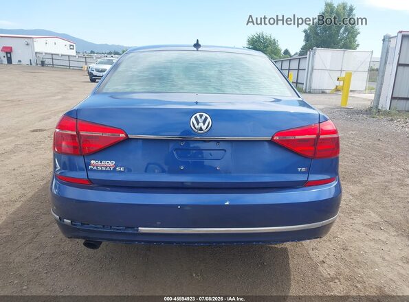 1VWBT7A3XGC008985 2016 VOLKSWAGEN PASSAT Dark Blue 