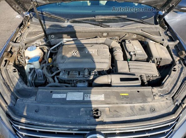 1VWBT7A3XGC035345 2016 VOLKSWAGEN PASSAT Gray Вид задньої частини салону