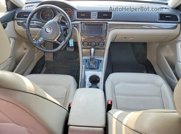 1VWBT7A3XGC035345 2016 VOLKSWAGEN PASSAT Gray Вид панелі приладів