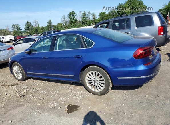 1VWBT7A3XHC075619 2017 VOLKSWAGEN PASSAT Blue Задня ліва чверть