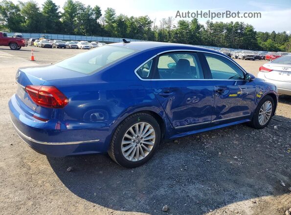 1VWBT7A3XHC075619 2017 VOLKSWAGEN PASSAT Blue Задня права чверть
