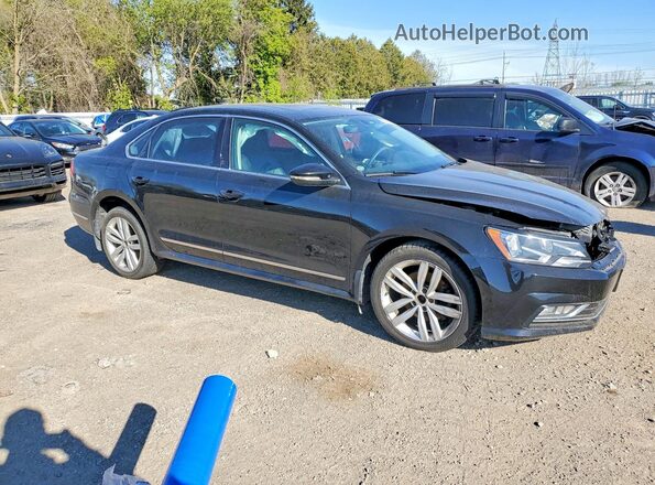 1VWCS7A30GC060486 2016 VOLKSWAGEN PASSAT Черный Передняя правая четверть