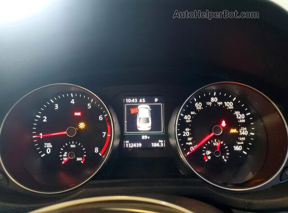 1VWCT7A33HC031918 2017 VOLKSWAGEN PASSAT White Vista del cuadro de instrumentos