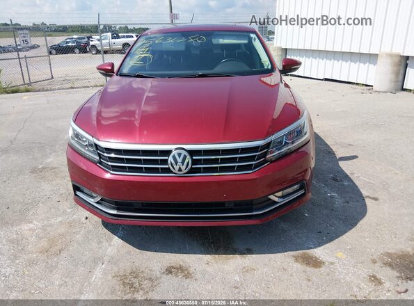 1VWCT7A33HC064823 2017 VOLKSWAGEN PASSAT Red Սարքավորումների վահանակի տեսք
