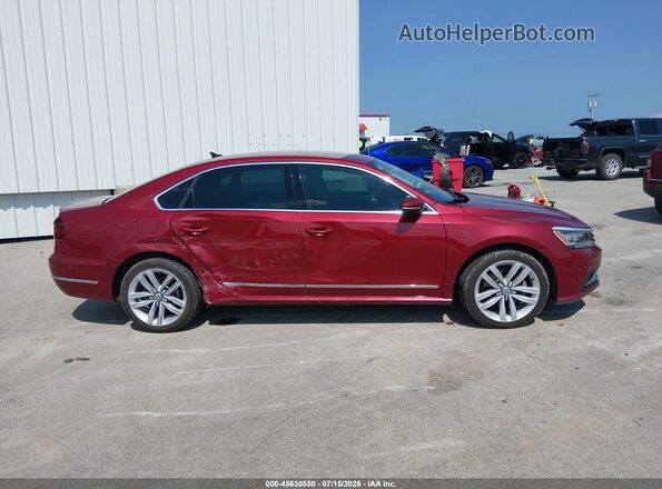 1VWCT7A33HC064823 2017 VOLKSWAGEN PASSAT Red Սալոնի հետևի տեսք
